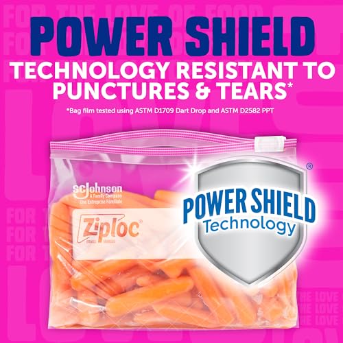Image of Ziploc Slider Storage Bags gallon, 4 Pack, 26 Ct (104 Total Bags)(Plastic, Transparent)