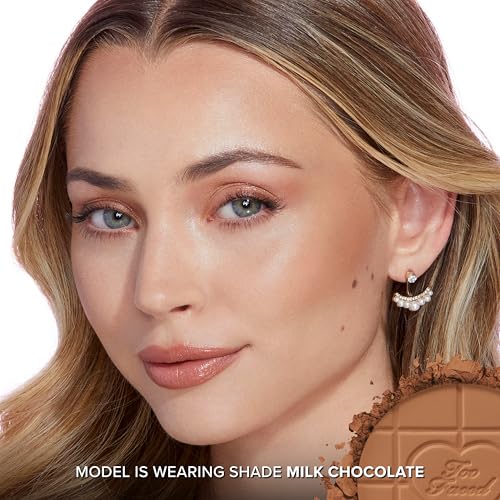 Image of Too Faced Chocolate Soleil Matte Blurring Bronzer | Matte Bronzer Powder that Mimics Natural Skin for Blurred Sun-Kissed Effect