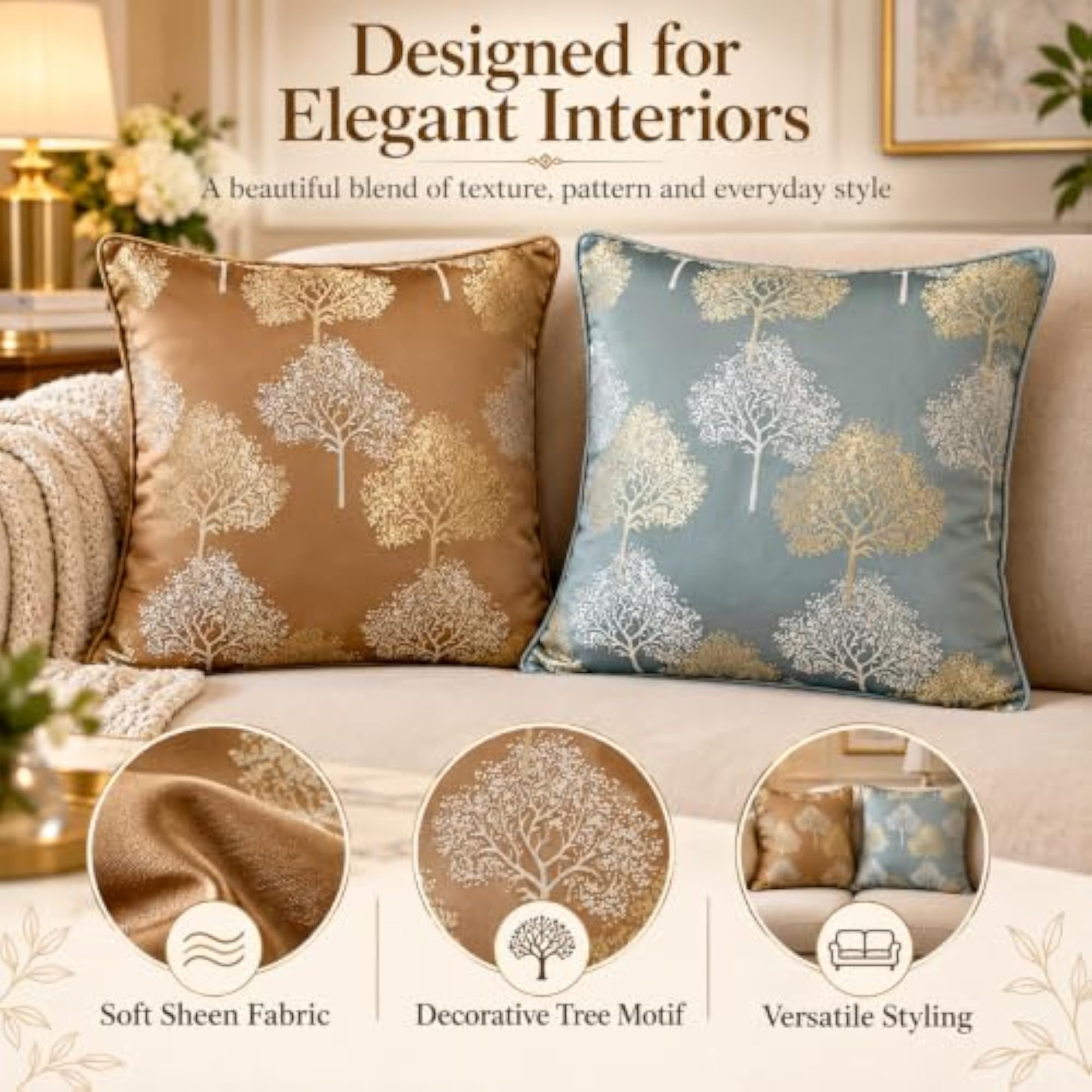 Cushion Covers Pack of 2 Pieces