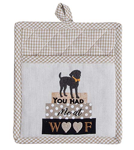 Kay Dee Designs Four Legged Word Embroidered Pocket Mitt, 8