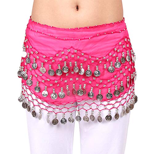 Turkish Emporium Bauchtanz Hüfttuch Münztuch Münzgürtel Belly Dance Gürtel Samba Viele