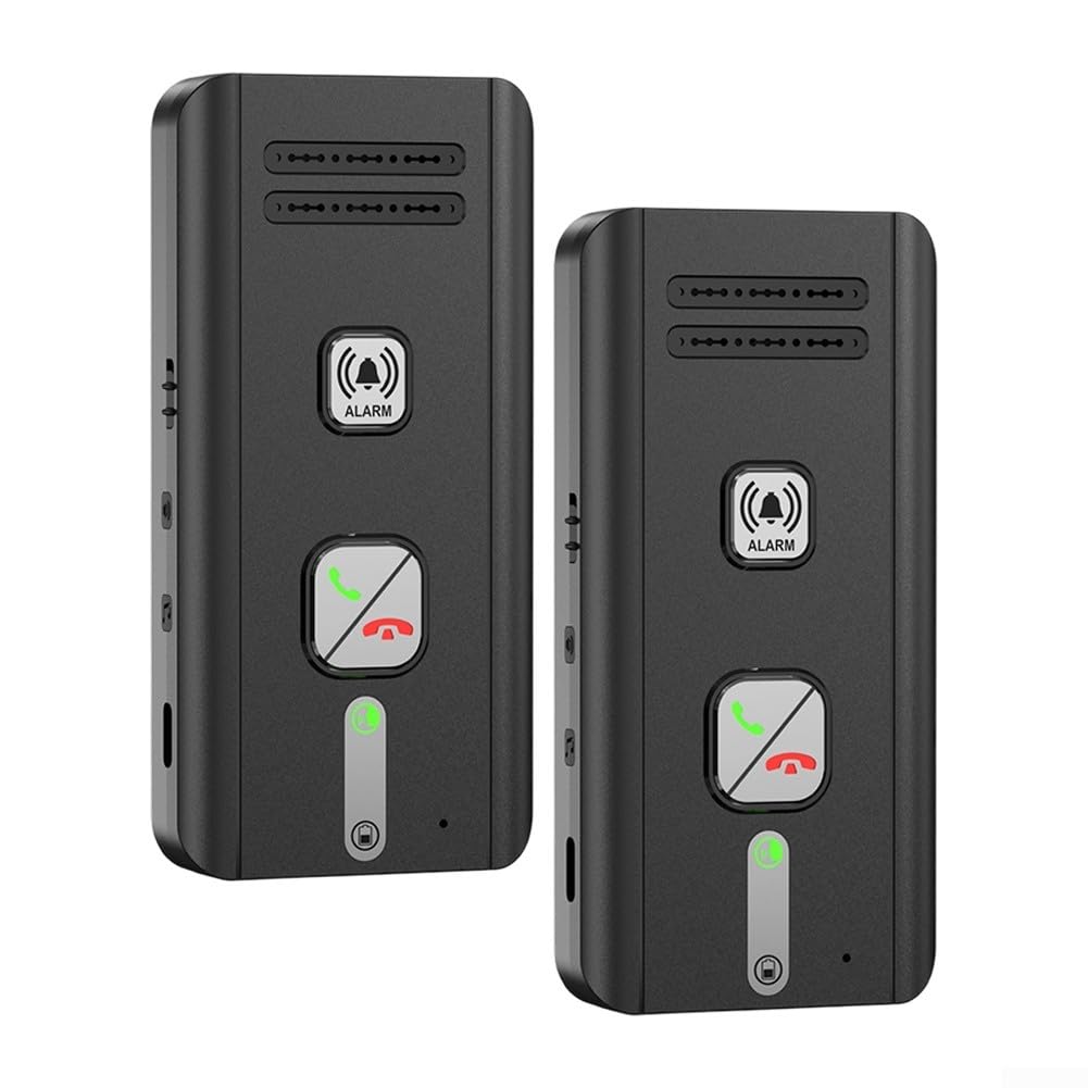 Sistema de intercomunicación inalámbrico para seguridad en el hogar, completo para audio bidireccional DUPLEX con respuesta automática, llamada de largo alcance para el cuidado de ancianos