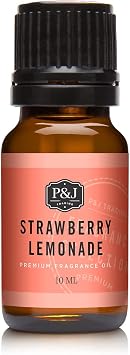 P&J Trading Fragrance Oil for Diffusers for Home - Strawberry Lemonade 10ml Fragrance Scents for Candle Making - Soap Making Supplies & Car Diffuser Scents