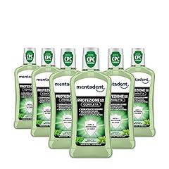 Mentadent Collutorio Protezione 5x Completa con CPC contro i principali disturbi orali, 6 pezzi da 400 ml