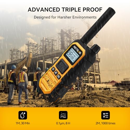 Image of Retevis RB48 Plus Waterproof Walkie Talkies with Earpiece for Manufacturing