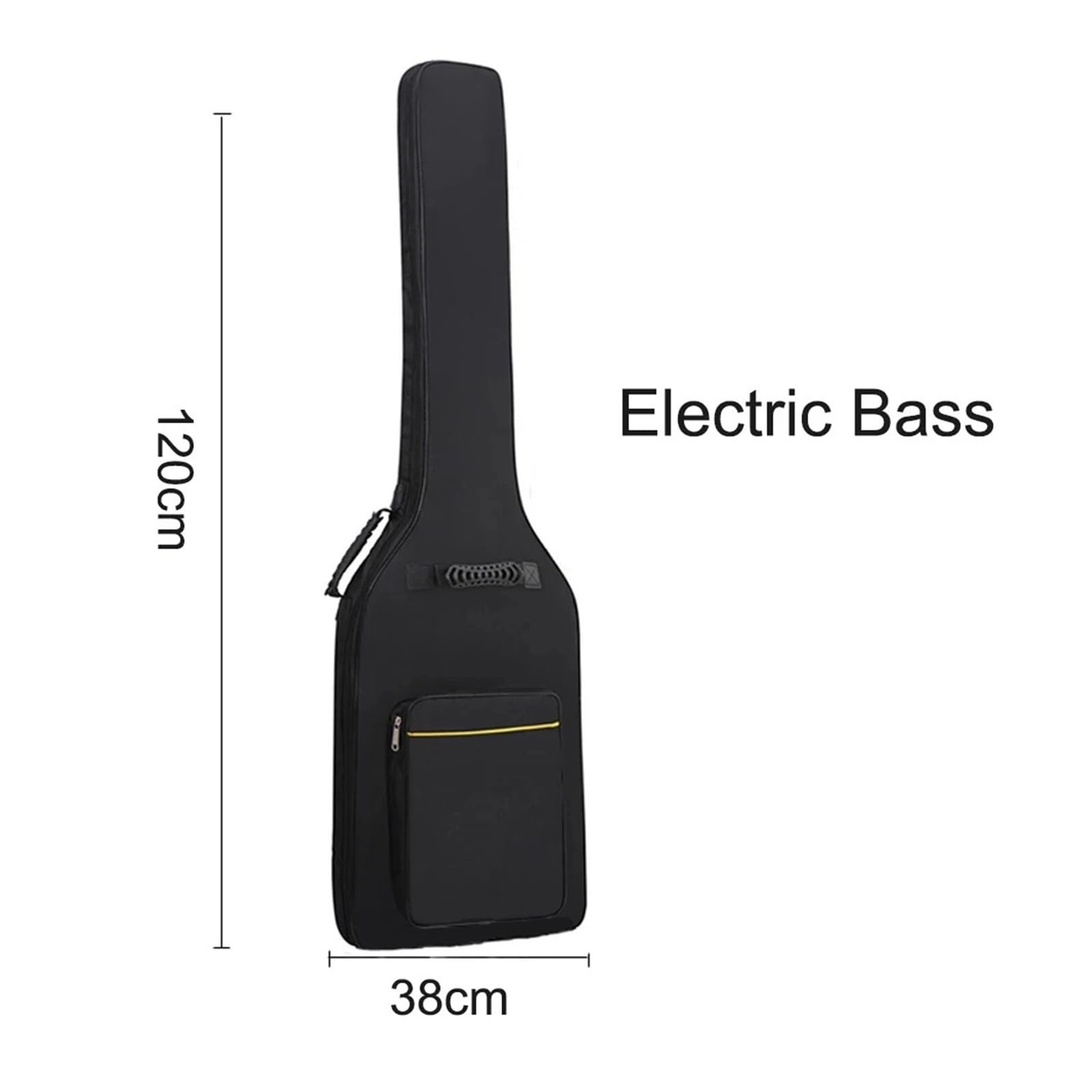 Torba na gitarę 36-41" Calowa torba na gitarę akustyczną Zagęszczona wyściółka z gąbki Wodoodporny regulowany pasek na ramię Etui elektryczne Odporna na kurz(Acoustic 40 41In)