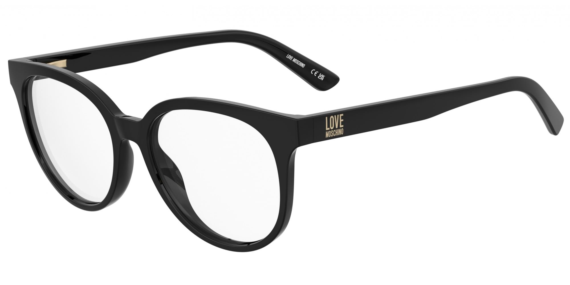 MOSCHINO LOVE lunettes, modèle MOL658, couleur noir, verre 53 mm, pont 16 mm