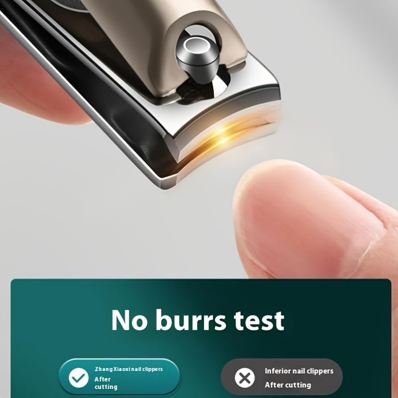 5Pcs Carbon Steel Nail Clippers Set Heavy Duty Sharp Tools for Thick Nails Manicure Pedicure Kit with Travel — view 8