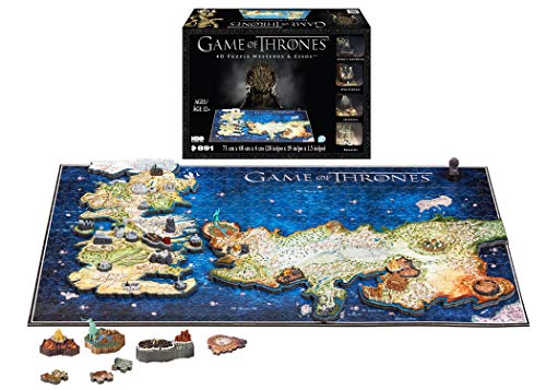 4D Cityscape Game of Thrones (GOT) HBO 3D Westeros & Essos Puzzle by 4D Cityscape - Used condition - US$33.26