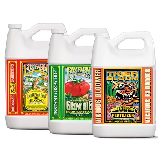 Fox Farm Liquid Nutrient Trio Soil Formula: Big Bloom, Grow Big, Tiger Bloom (Pack of 3 - 1 Gallon Bottles) Bundled with Twin Canaries Chart & Pipette