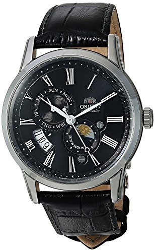 Preisvergleich Produktbild Orient Herren Analog Automatik Uhr mit Leder Armband FAK00004B0