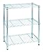 Archimede Sistema Componibile, Scaffale Tre Ripiani, Grigio (Cromato), 35 x 60 x 75 cm