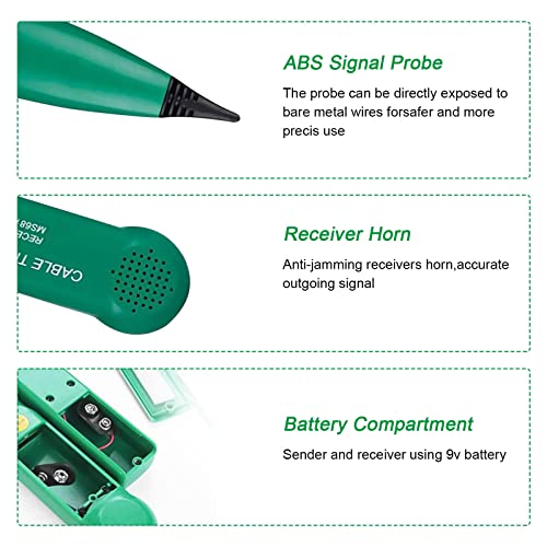 DIFCUL professioneel netwerk kabeltester, kabel zoeker, kabel breuk slijpen fout zoekapparaat, MS6812… - Image 5