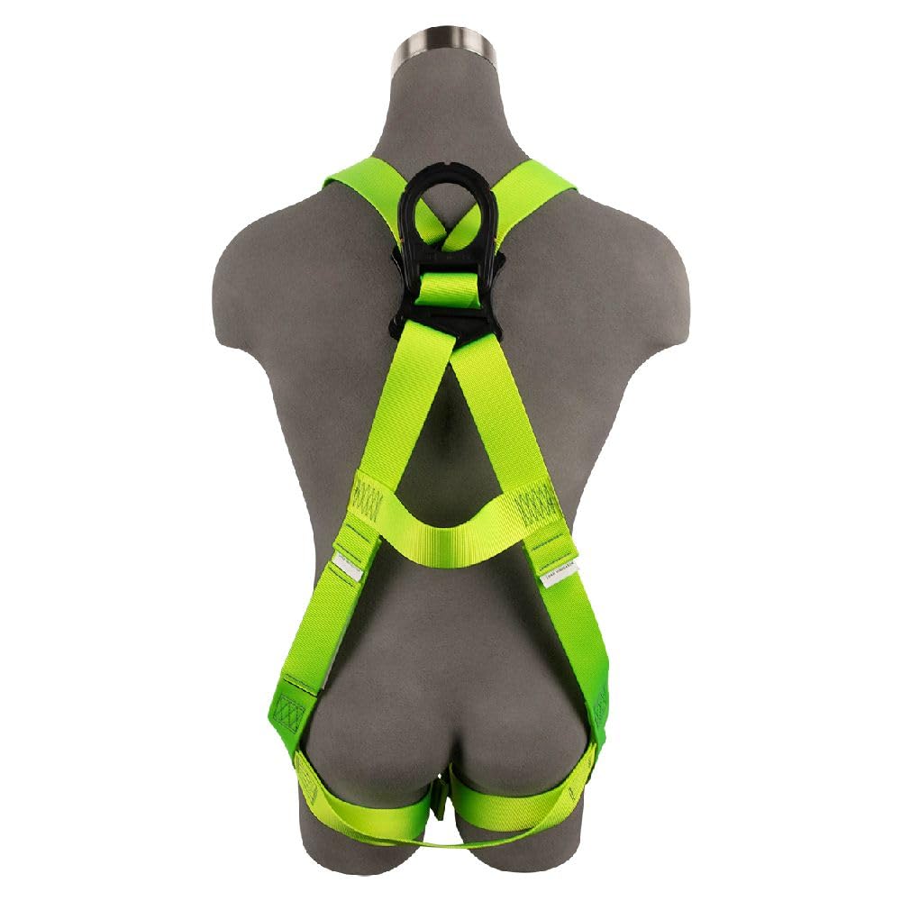 Safewaze SW77125-UTQC-S/M Arc Flash Full Body Harness: DE 1D, Soft Sternal Loop, DE MB