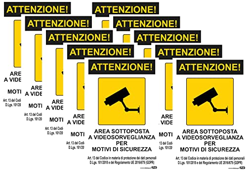 Sécuriser un site avec le panneau vidéosurveillance alu 20x30 cm