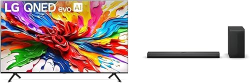 Vista 25 de LG televisor inteligente Mini LED 4K serie QNED evo AI QNED92A de 65 pulgadas con Dolby Atmos, Dolby Vision, HDR10, AI Super Upscaling 4K, modo