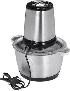 JUGTE Stainless Steel Electric Meat Grinders with Bowl 300W Heavy for Kitchen Food Chopper, Meat, Vegetables, Onion, Garli Price In India