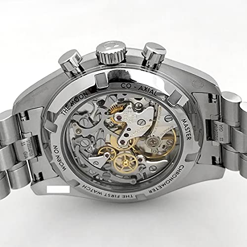 [Omega] OMEGA Watch [2021 Omega 310.30.42.50.01.002 Speedmaster Moon Watch Professional Hand Winding See Through Back Chronograph Black 5 ATM Waterproof [Parallel Import], Black, Bracelet Type3