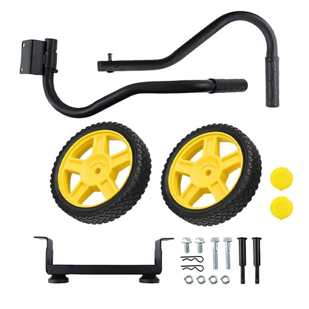 Kit de rueda de generador con mango 2800-4750 W, generadores resistentes para transporte y almacenamiento de rodillos de plástico