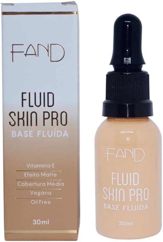 Base Fluid Skin Pro Fand Makeup 30ml Escolha a Cor (01)