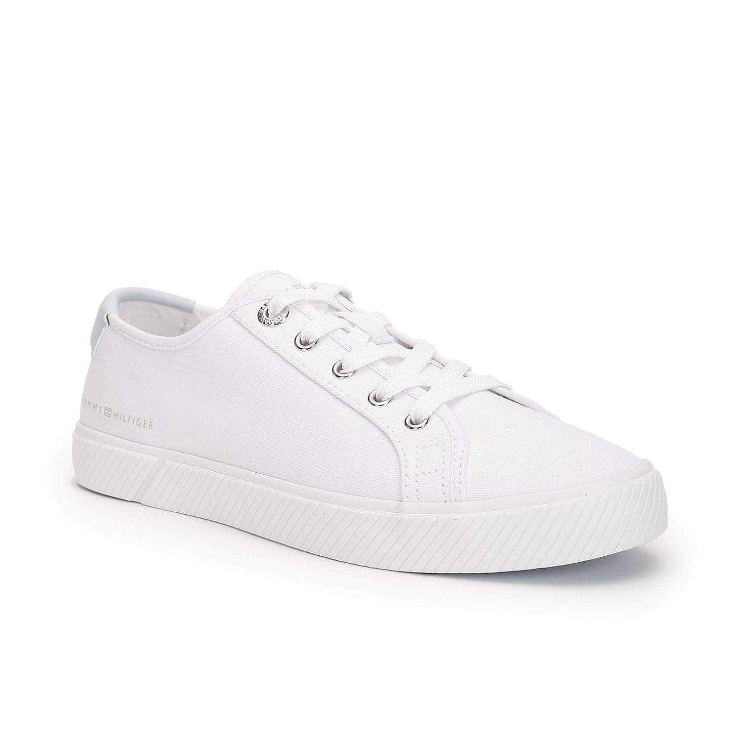 Tommy Hilfiger Cotton Solid White Women Flat Sneakers (F23HWFW222) Size- 38 (B0CKWCST5B) Amazon Price History, Amazon Price Tracker