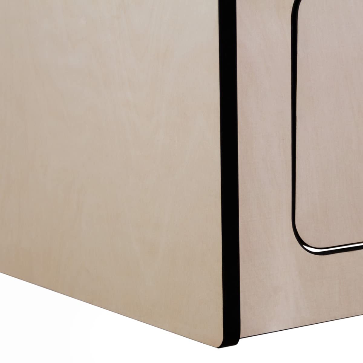 Armario Almacenaje Madera Autocaravana con Acabado Negro 100x25x25cm Gabinete Almacenamiento Kit Mueble Camper 2 Puertas con Divisor Central Bisagras Cierre Suave Manijas con Botón+Kit Fijación GRATIS
