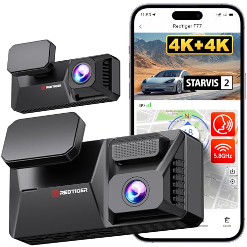 F77 4K+4K Starvis 2 Dual IMX678 Dash Cam F77 4K+4K Starvis 2 Dual IMX678 Dash Cam