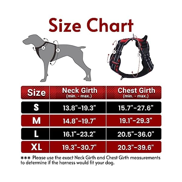 rabbitgoo Dog Harness No Pull, Adjustable Dog Walking Chest Harness with 2 Leash Clips, Comfort Padded Dog Vest Harness with Handle, Reflective Front Body Harness for Large Medium Small Dogs, Plaid rabbitgoo Dog Harness No Pull, Adjustable Dog Walking Chest Harness with 2 Leash Clips, Comfort Padded Dog Vest Harness with Handle, Reflective Front Body Harness for Large Medium Small Dogs, Plaid