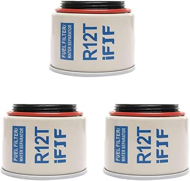 iFJF Marine Fuel Water Separator Element of R12T Fuel Filter/Water Separator 120AT NPT ZG1/4-19Fits Diesel Engine Replaces S3240 Set of 3