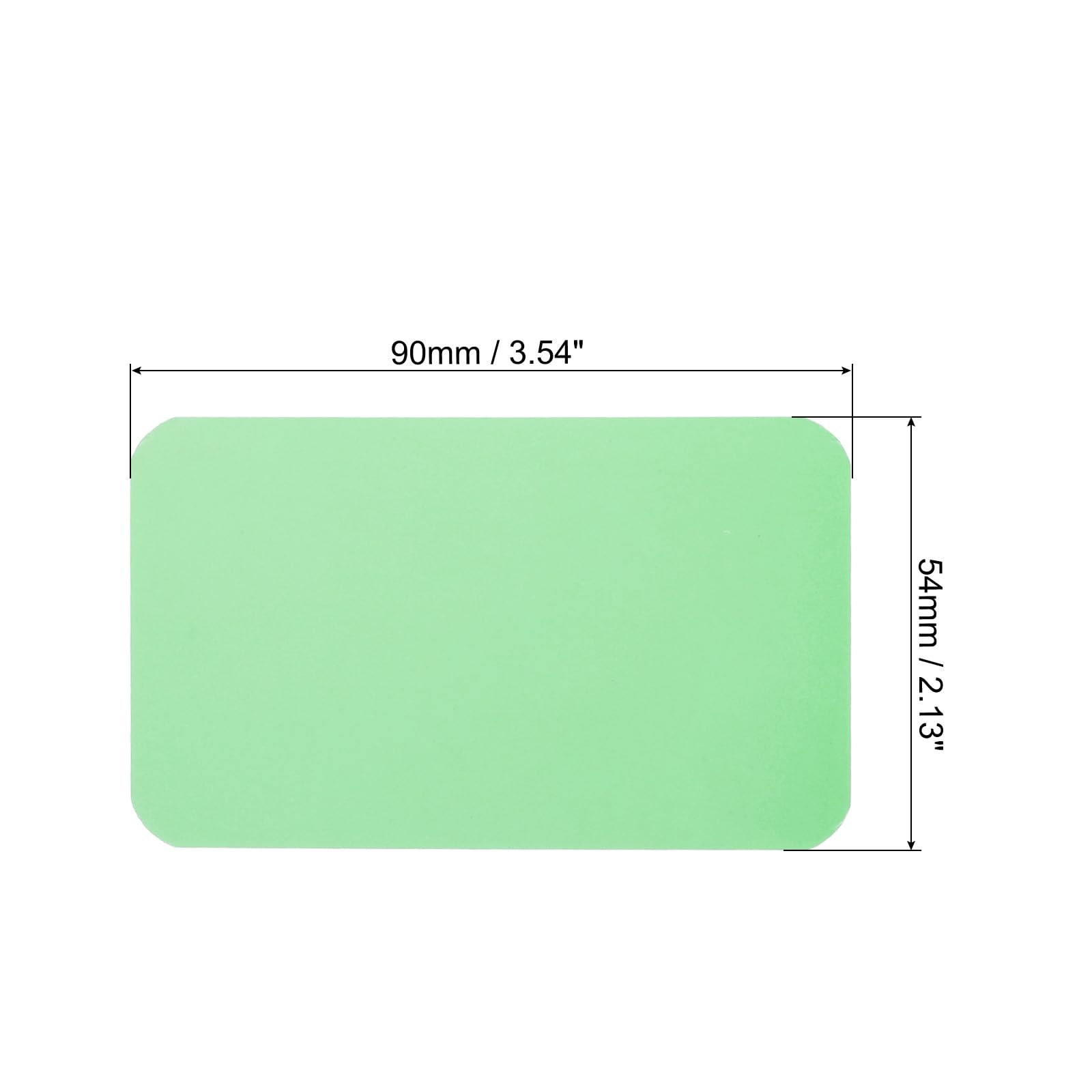 PATIKIL 3.5" x 2" Blank Paper Business Cards - Image 2