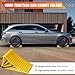 Komokeru Wheel Chocks for RV Trailer, 4 Pack Non Slip Wheel Chocks for Travel Trailers with Rope for Easy Removal, Lightweight Plastic Wheel Stoppers Block for Camper Cars Trucks