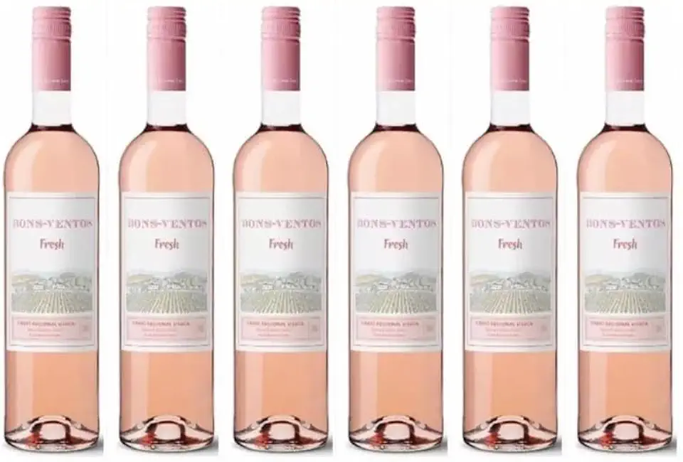 Kit 6 Vinhos Rose Português Quinta de Bons Ventos