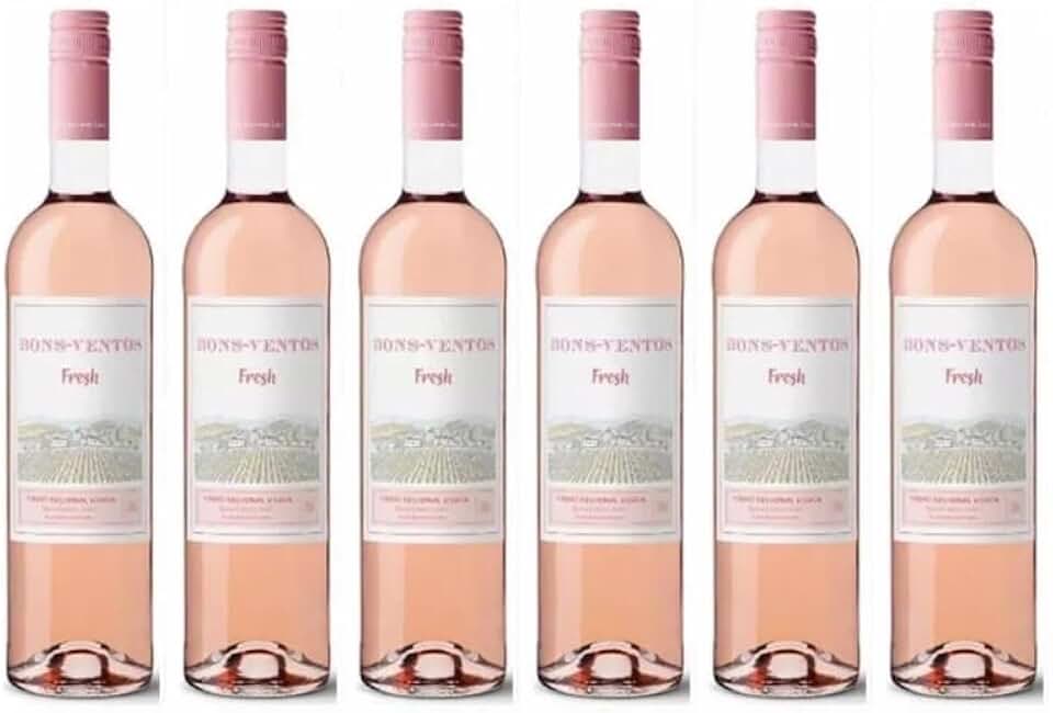 Kit 6 Vinhos Rose Português Quinta de Bons Ventos