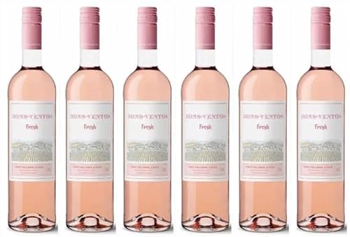 Kit 6 Vinhos Rose Português Quinta de Bons Ventos