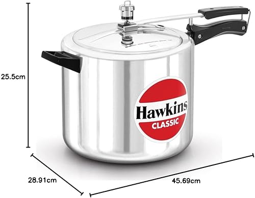 Miniatura 35 de Olla a presión de aluminio Hawkin Classic CL15, pequeña, 0.4 galones, color plateado, Plateado