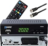 𝐋𝐢𝐞𝐟𝐞𝐫𝐮𝐦𝐟𝐚𝐧𝐠: Im Set befindet sich der Satellit Receiver + Fernbedienung inkl. Batterien + Satkabel + Bedienungsanleitung + Netzteil ist integriert