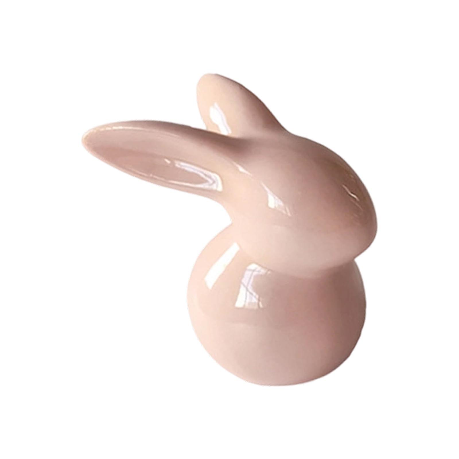 Piceioep Ceramic Rabbits Sculpture Home Decoration Item Contemporary Accessories Ideal for Gift and Space Styling Ceramic Rabbits Figurine