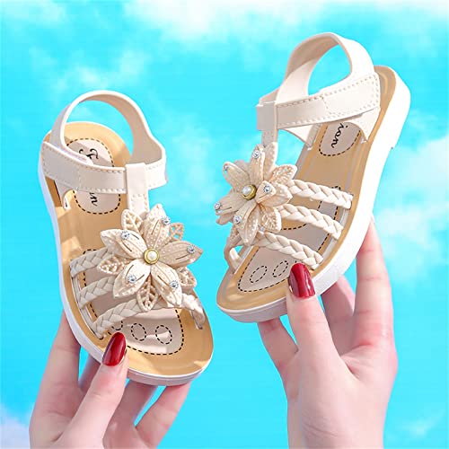 Toddler Kids Girls Sandals Soft Flat Shoes Fashion Comfortable Bow Soft Bottom Lightweight Princess Sandals2