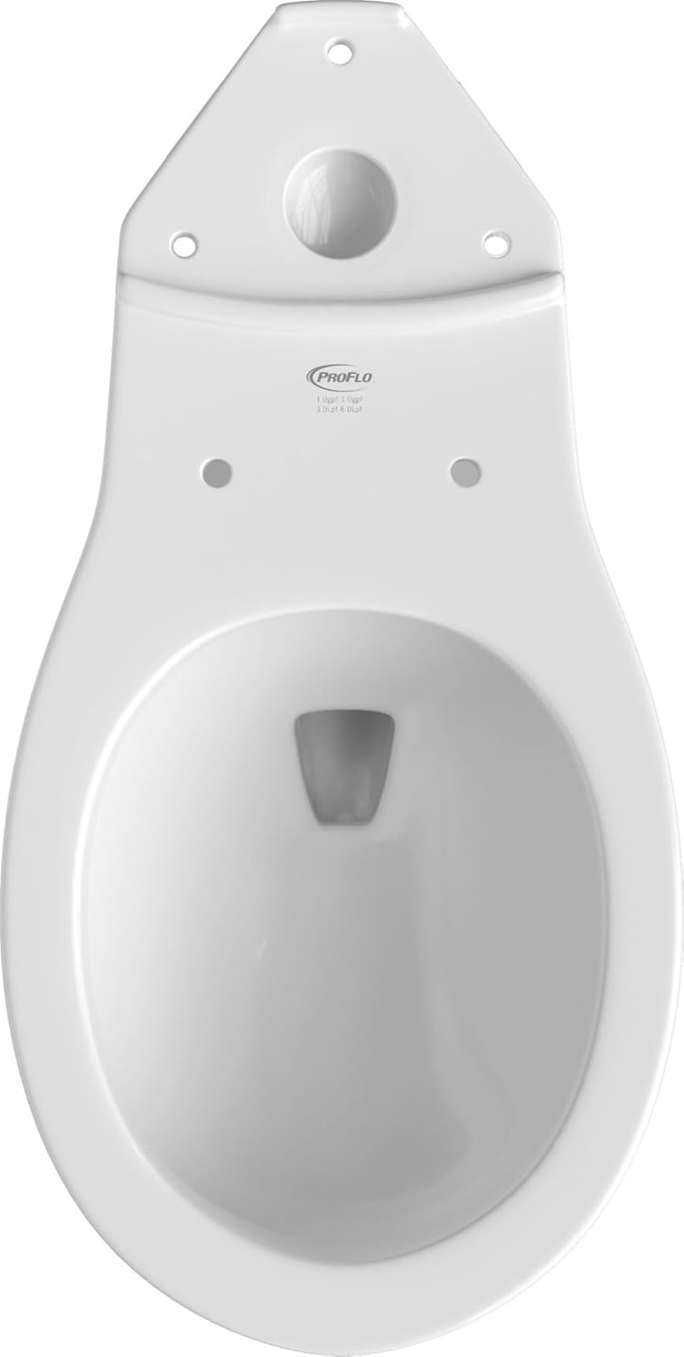 PROFLO PF1604PA Gilpin Round Toilet Bowl Only - White