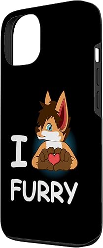 Vista 2 de Carcasa para iPhone 13 I Love Furries Furry Animal Lover