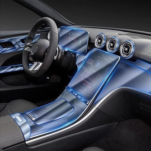Film TPU Mercedes Classe C W206 S206 console centrale éviter rayures laque