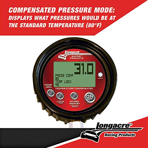 Longacre 52-53050 Digital Tire Pres. Gauge 0-100 Psi #TOP6