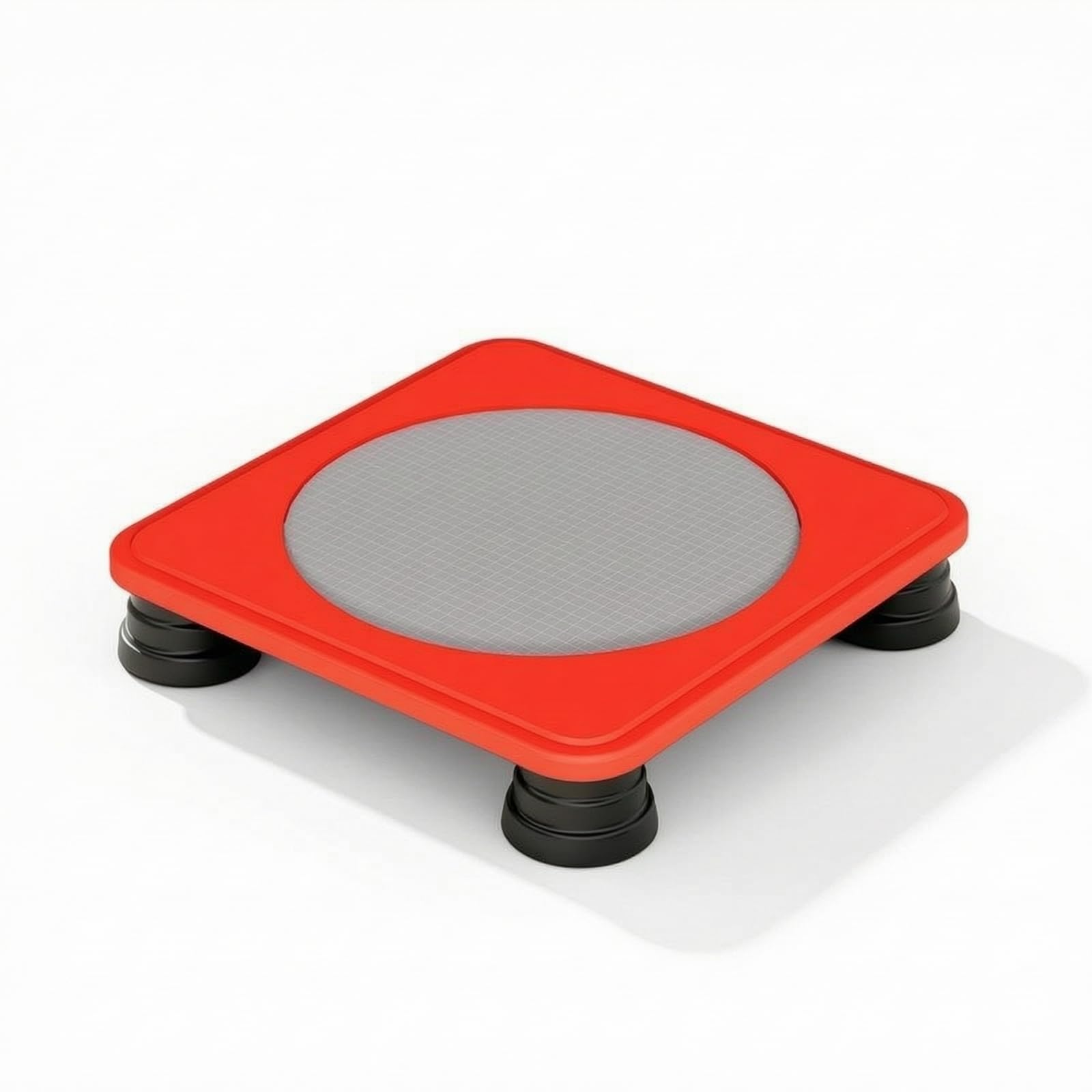 Trampolin quadratisch Minitrampolin platzsparend Zimmertrampolin für