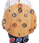 SUNGIFT Hook Ring Toss Game for Adults &amp; Kids - Yard Hooky Ring Tossing Games - Hookie Wall Game ...