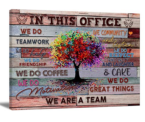 Inspirational Wall Art Motivational Poster Quotes Office Wall Decor for Girls Women Room Décor Wall Art for Office Canvas Print Canvas wall Art In This Office Teamwork Wall Art Office Gift 24x16inch Inspirational Wall Art Motivational Poster Quotes Office Wall Decor for Girls Women Room Décor Wall Art for Office Canvas Print Canvas wall Art In This Office Teamwork Wall Art Office Gift 24x16inch