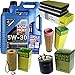Produktbild QR-PARTS 69360176 Filter Set Inspektionspaket 10 Liter Motoröl Longtime High Tech 5W-30 MANN-FILTER Innenraumfilter Kraftstofffilter Luftfilter Ölfilter