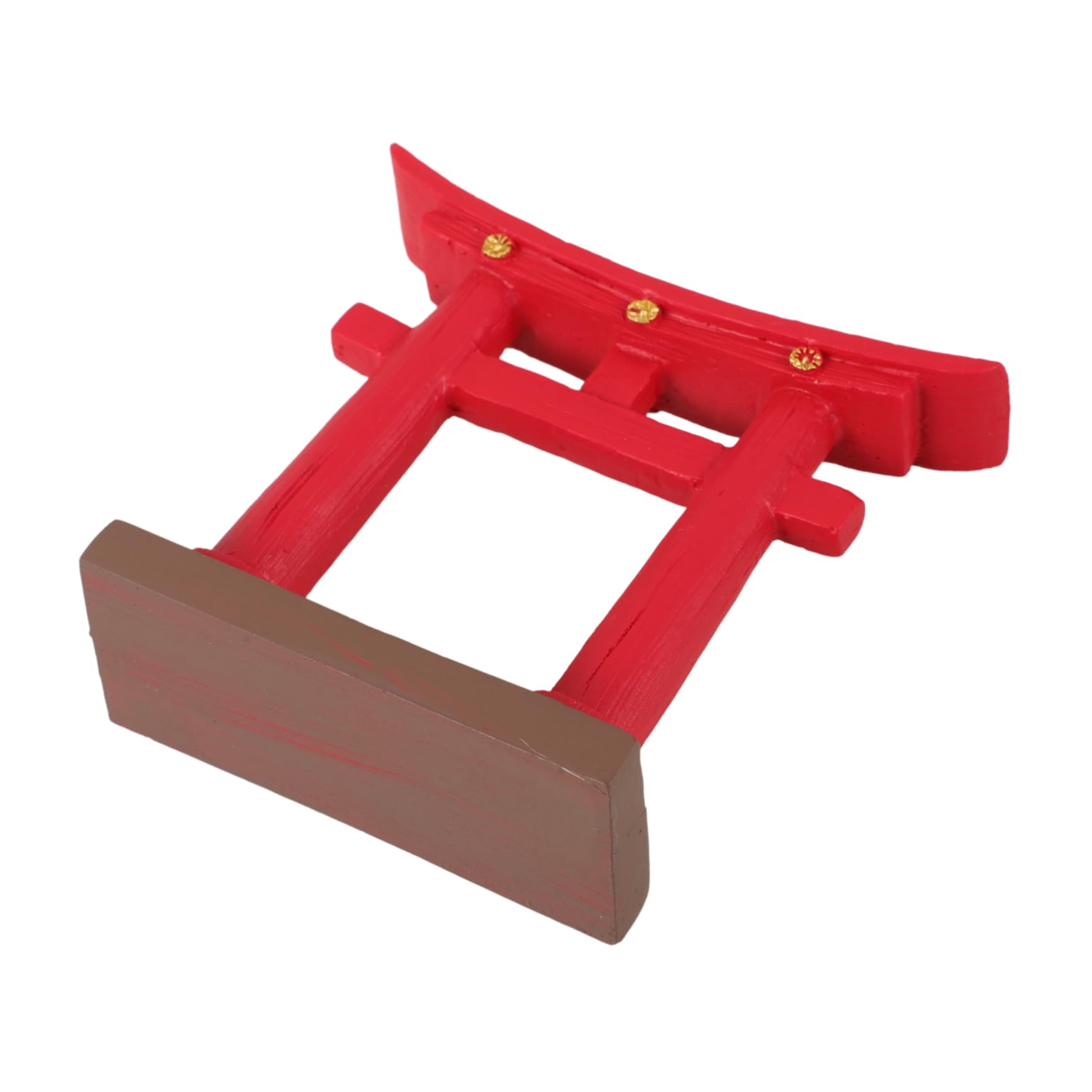 Cabilock 3piezas Miniatura De Puerta Japonesa para Acuarios y Jardines Adorno De Paisaje Cultural Decoración De Microescenario Zen Modelo De Puerta Torii