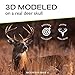 Mountain Mike’s Black Forest Universal Antler Mounting Kit - Plaque and 3D Skull Mount Kit - Compatible with Harvested and Shed Antlers - Rustic Home Decor - Great Outdoor Inspired (Natural Causes)
