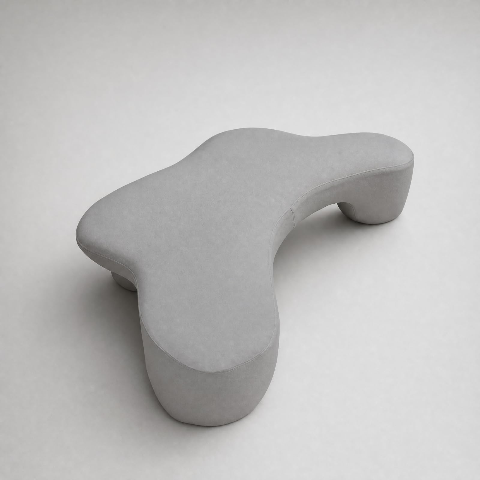 Ronyme Almohada para Dormir Lado Contorneada Soporte Medio Almohada Cervical Espuma Viscoelástica para Adultos, Gris