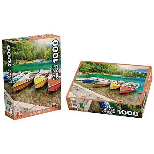 Quebra-Cabeça 1.000 Peças Lagos Fusine Grow